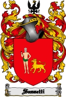 Product picture Sassetti Family Crest  Sassetti Coat of Arms Digital Download