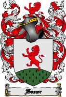 Product picture Sauer Family Crest  Sauer Coat of Arms Digital Download