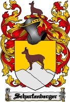 Product picture Scharfenberger Family Crest  Scharfenberger Coat of Arms Digital Download