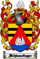 Product picture Schwendinger Family Crest  Schwendinger Coat of Arms Digital Download
