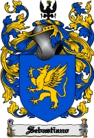 Product picture Sebastiano Family Crest  Sebastiano Coat of Arms Digital Download