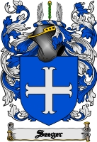 Product picture Seeger Family Crest  Seeger Coat of Arms Digital Download