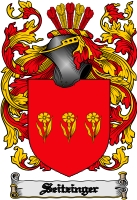 Product picture Seitzinger Family Crest  Seitzinger Coat of Arms Digital Download
