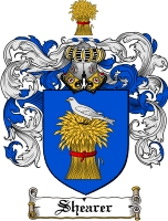 Product picture Shearer Family Crest  Shearer Coat of Arms Digital Download