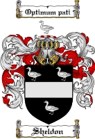 Product picture Sheldon Family Crest  Sheldon Coat of Arms Digital Download
