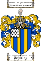 Product picture Shirley Family Crest  Shirley Coat of Arms Digital Download