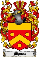 Product picture Sipson Family Crest  Sipson Coat of Arms Digital Download