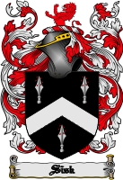 Product picture Sisk Family Crest  Sisk Coat of Arms Digital Download