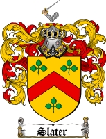 Product picture Slater Family Crest  Slater Coat of Arms Digital Download