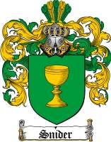 Product picture Snider Family Crest  Snider Coat of Arms Digital Download