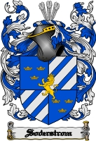 Product picture Soderstrom Family Crest  Soderstrom Coat of Arms Digital Download
