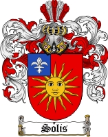 Product picture Solis Family Crest  Solis Coat of Arms Digital Download