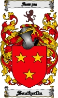Product picture Southerlin Family Crest  Southerlin Coat of Arms Digital Download