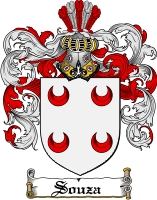 Product picture Souza Family Crest  Souza Coat of Arms Digital Download
