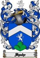 Product picture Spahr Family Crest  Spahr Coat of Arms Digital Download