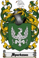 Product picture Sparkman Family Crest  Sparkman Coat of Arms Digital Download