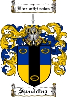 Product picture Spaulding Family Crest  Spaulding Coat of Arms Digital Download
