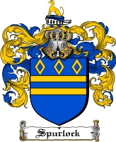 Product picture Spurlock Family Crest  Spurlock Coat of Arms