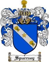 Product picture Spurrvey Family Crest  Spurrvey Coat of Arms
