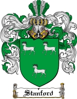 Product picture Stanford Family Crest  Stanford Coat of Arms