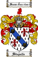 Product picture Stapelle Family Crest  Stapelle Coat of Arms