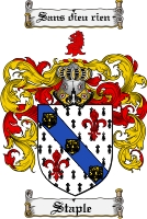 Product picture Staple Family Crest  Staple Coat of Arms