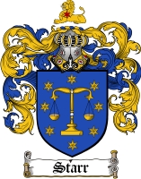 Product picture Starr Family Crest  Starr Coat of Arms