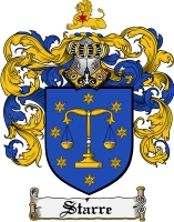 Product picture Starre Family Crest  Starre Coat of Arms