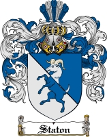 Product picture Staton Family Crest  Staton Coat of Arms