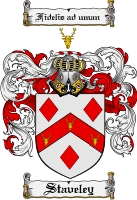Product picture Staveley Family Crest  Staveley Coat of Arms