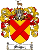 Product picture Staycey Family Crest  Staycey Coat of Arms