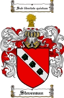 Product picture Stevensan Family Crest  Stevensan Coat of Arms