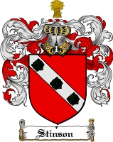 Product picture Stinson Family Crest  Stinson Coat of Arms