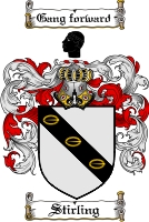 Product picture Stirling Family Crest  Stirling Coat of Arms