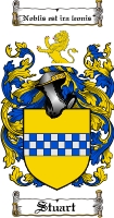 Product picture Stuart Family Crest  Stuart Coat of Arms