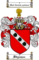 Product picture Stynson Family Crest  Stynson Coat of Arms