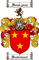 Product picture Suderland Family Crest  Suderland Coat of Arms