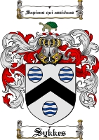 Product picture Sykkes Family Crest  Sykkes Coat of Arms