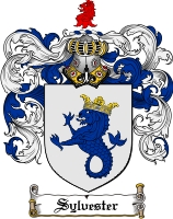Product picture Sylvester Family Crest  Sylvester Coat of Arms
