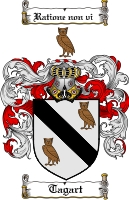 Product picture Tagart Family Crest  Tagart Coat of Arms