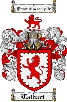 Product picture Talbart Family Crest  Talbart Coat of Arms