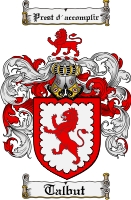 Product picture Talbut Family Crest  Talbut Coat of Arms