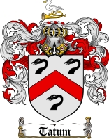 Product picture Tatum Family Crest  Tatum Coat of Arms