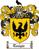 Product picture Temple Family Crest  Temple Coat of Arms