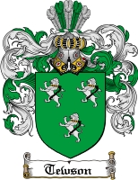 Product picture Tewson Family Crest  Tewson Coat of Arms
