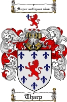 Product picture Tharp Family Crest  Tharp Coat of Arms