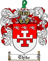 Product picture Thike Family Crest  Thike Coat of Arms