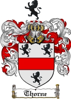 Product picture Thorne Family Crest  Thorne Coat of Arms