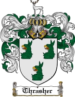 Product picture Thrasher Family Crest  Thrasher Coat of Arms