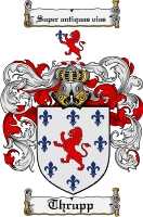 Product picture Thrupp Family Crest  Thrupp Coat of Arms